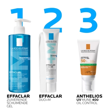 La Roche-Posay Effaclar Zuiverende Reinigingsgel +M Navulling 400ml