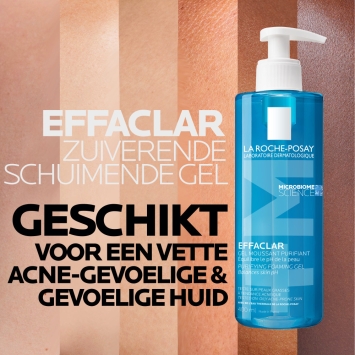 La Roche-Posay Effaclar Zuiverende Reinigingsgel +M Navulling 400ml